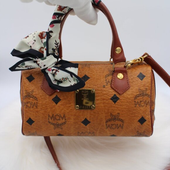 MCM Mini Boston Bandoulière - Picture 15 of 16